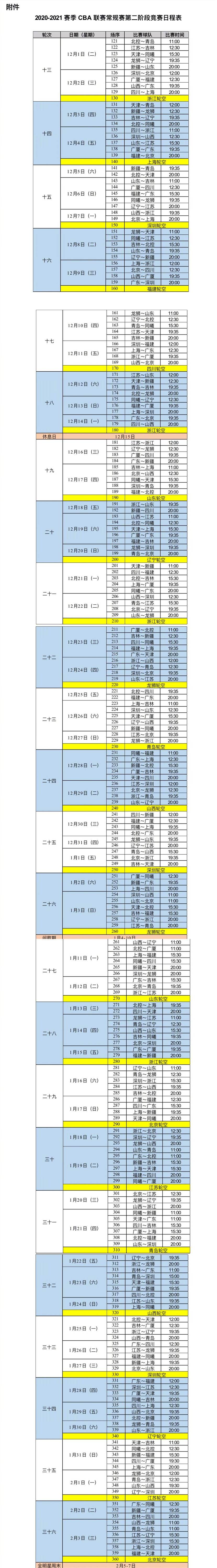 cba全明星周末安排-cba全明星周末时间安排!