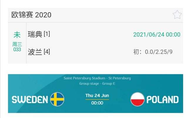 瑞典VS波兰比分预测-瑞典vs波兰比分预测酋长体育!