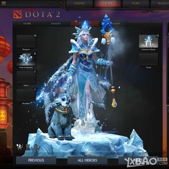 dota寒冬飞龙，dota寒冬飞龙蓝杖!