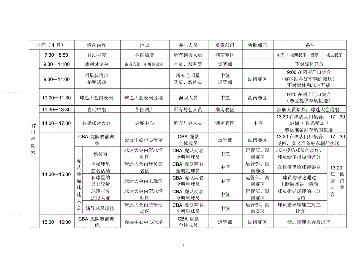 cba全明星周末安排，2019年CBA全明星周末!