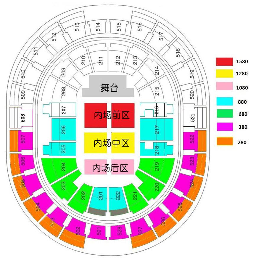 广州体育馆座位图，广州体育馆1号馆室内图!