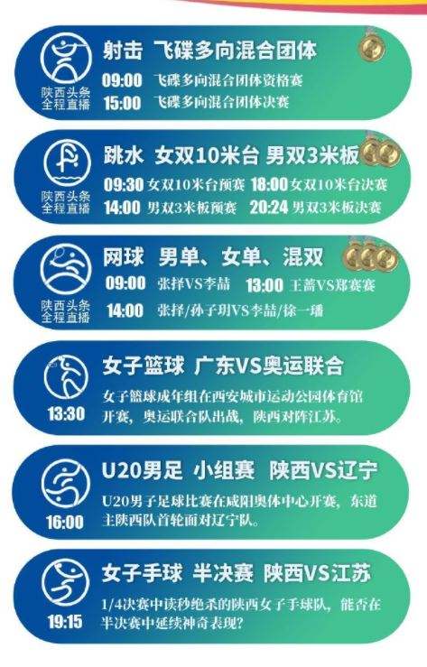 全运会篮球赛程表2021，全运会篮球赛程表2021决赛!