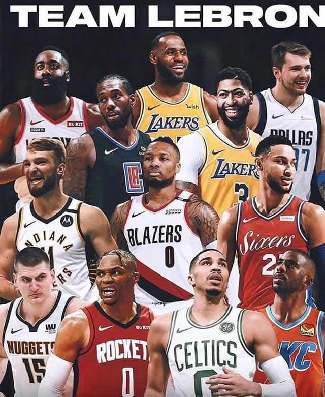 nba全明星名单，2019nba全明星名单!